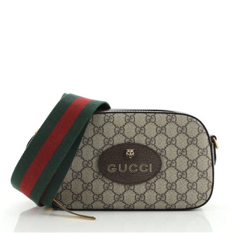 gucci vintage camera bag|Gucci vintage canvas backpack.